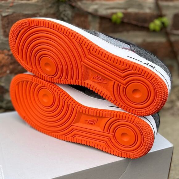 NEW Nike Air Force 1 LV8 Low Black Ghost Green Starfish Shoes Size 6Y Womens 7.5 - Picture 10 of 11